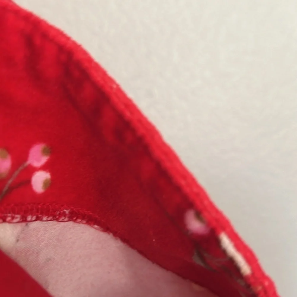 Gap “original” red velvet baby girls dress size 2 retro vintage gorgeous
